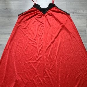 Long Red Nightgown